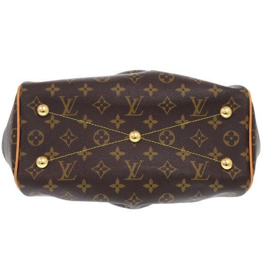 LOUIS VUITTON Handbag M40143 Monogram canvas Brown Monogram Tivoli PM Women Used Authentic
