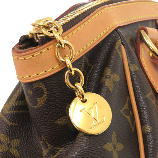 LOUIS VUITTON Handbag M40143 Monogram canvas Brown Monogram Tivoli PM Women Used Authentic