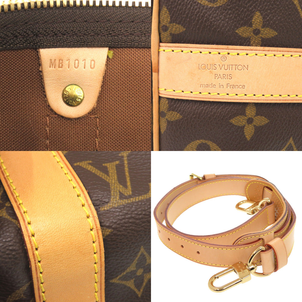 LOUIS VUITTON Boston Duffel bag M41416 Monogram canvas Brown Monogram Keepall bandouliere50 mens Used Authentic