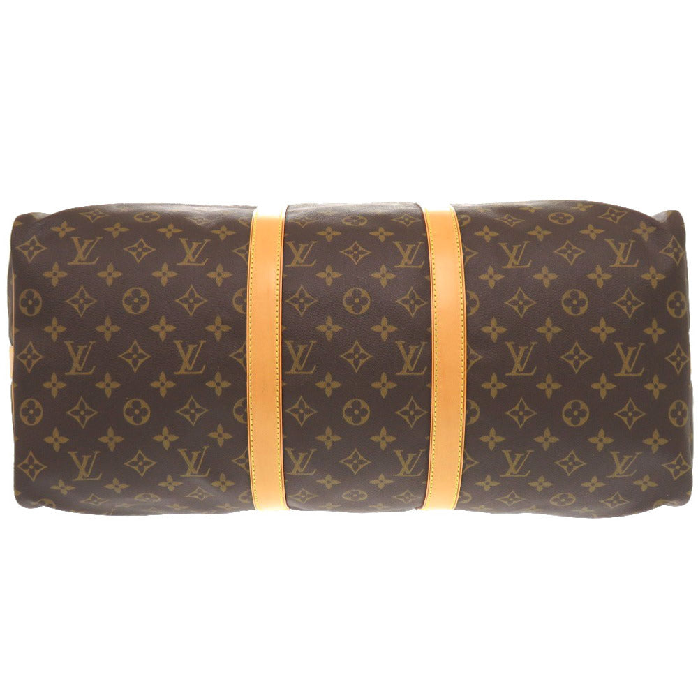 LOUIS VUITTON Boston Duffel bag M41416 Monogram canvas Brown Monogram Keepall bandouliere50 mens Used Authentic