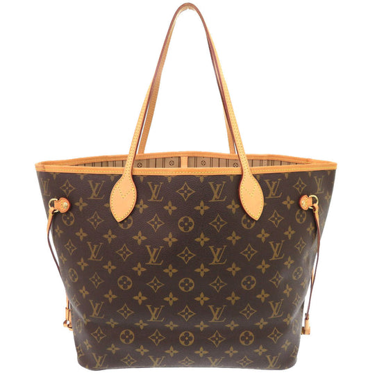 LOUIS VUITTON Tote Bag M40156 Monogram canvas Brown Monogram Neverfull MM Women Used Authentic