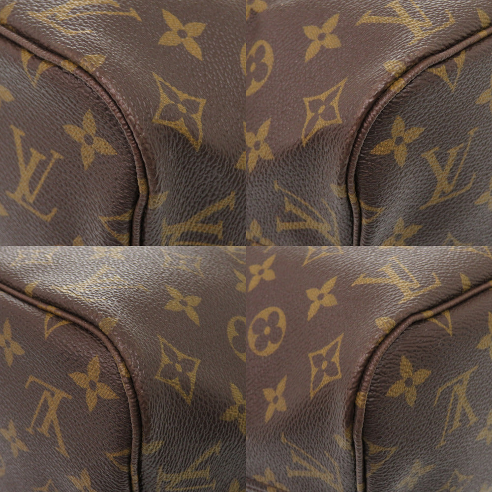 LOUIS VUITTON Tote Bag M40156 Monogram canvas Brown Monogram Neverfull MM Women Used Authentic