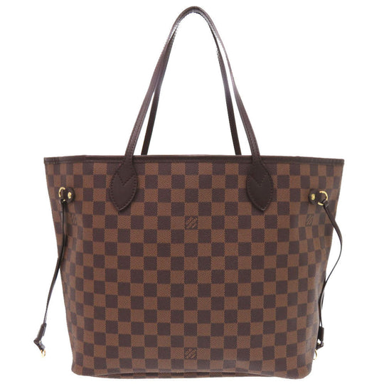 LOUIS VUITTON Tote Bag N51105 Damier canvas Brown Damier Neverfull MM Women Used Authentic