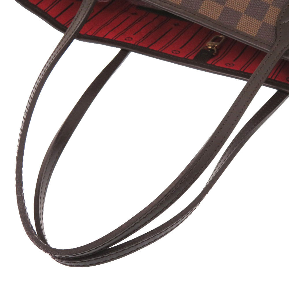 LOUIS VUITTON Tote Bag N51105 Damier canvas Brown Damier Neverfull MM Women Used Authentic