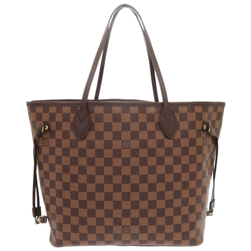 LOUIS VUITTON Tote Bag N41358 Damier canvas Slys Damier New Neverfull MM Women Used Authentic