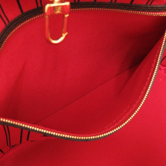 LOUIS VUITTON Tote Bag N41358 Damier canvas Slys Damier New Neverfull MM Women Used Authentic