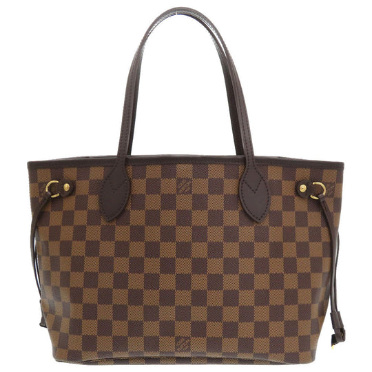 LOUIS VUITTON Tote Bag N51109 Damier canvas Brown Damier Never full PM Women Used Authentic