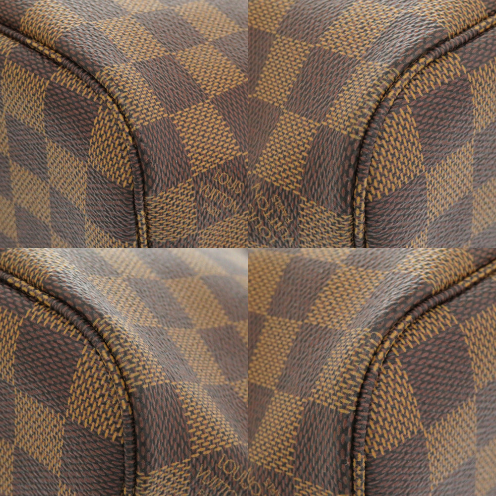 LOUIS VUITTON Tote Bag N51109 Damier canvas Brown Damier Never full PM Women Used Authentic