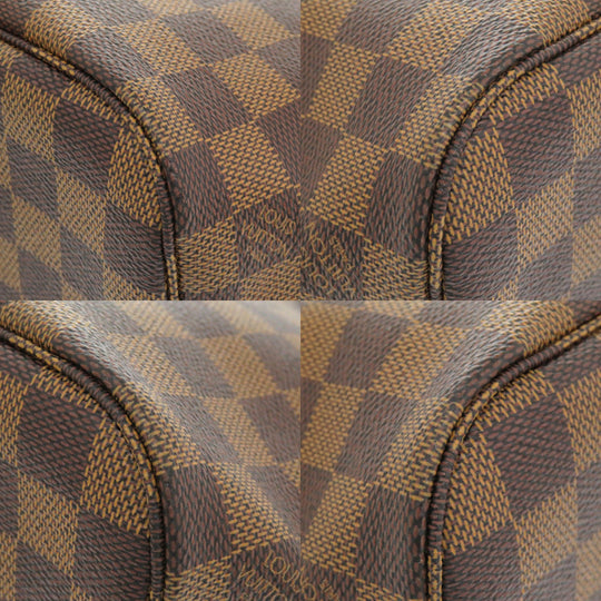 LOUIS VUITTON Tote Bag N51109 Damier canvas Brown Damier Never full PM Women Used Authentic