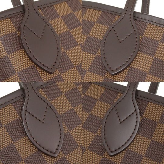 LOUIS VUITTON Tote Bag N51109 Damier canvas Brown Damier Never full PM Women Used Authentic