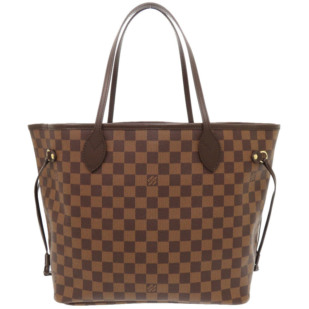 LOUIS VUITTON Tote Bag N51105 Damier canvas Brown Damier Neverfull MM Women Used Authentic