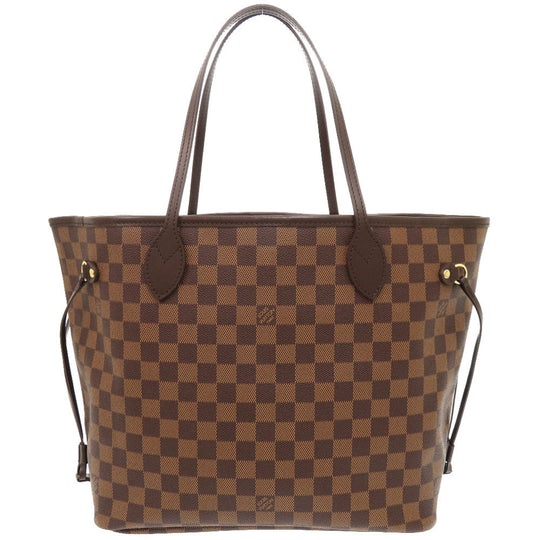 LOUIS VUITTON Tote Bag N51105 Damier canvas Brown Damier Neverfull MM Women Used Authentic