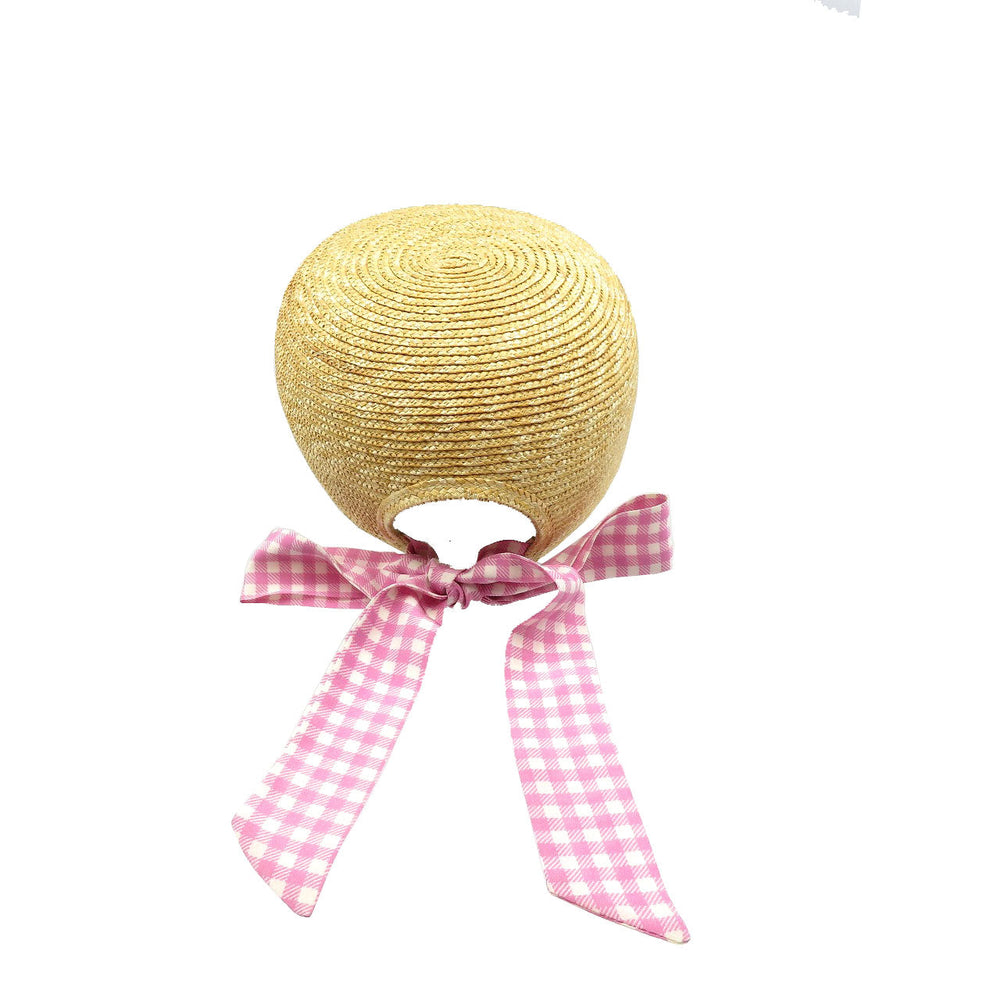 MIUMIU Other hats Straw, Silk beige Women M Used Authentic
