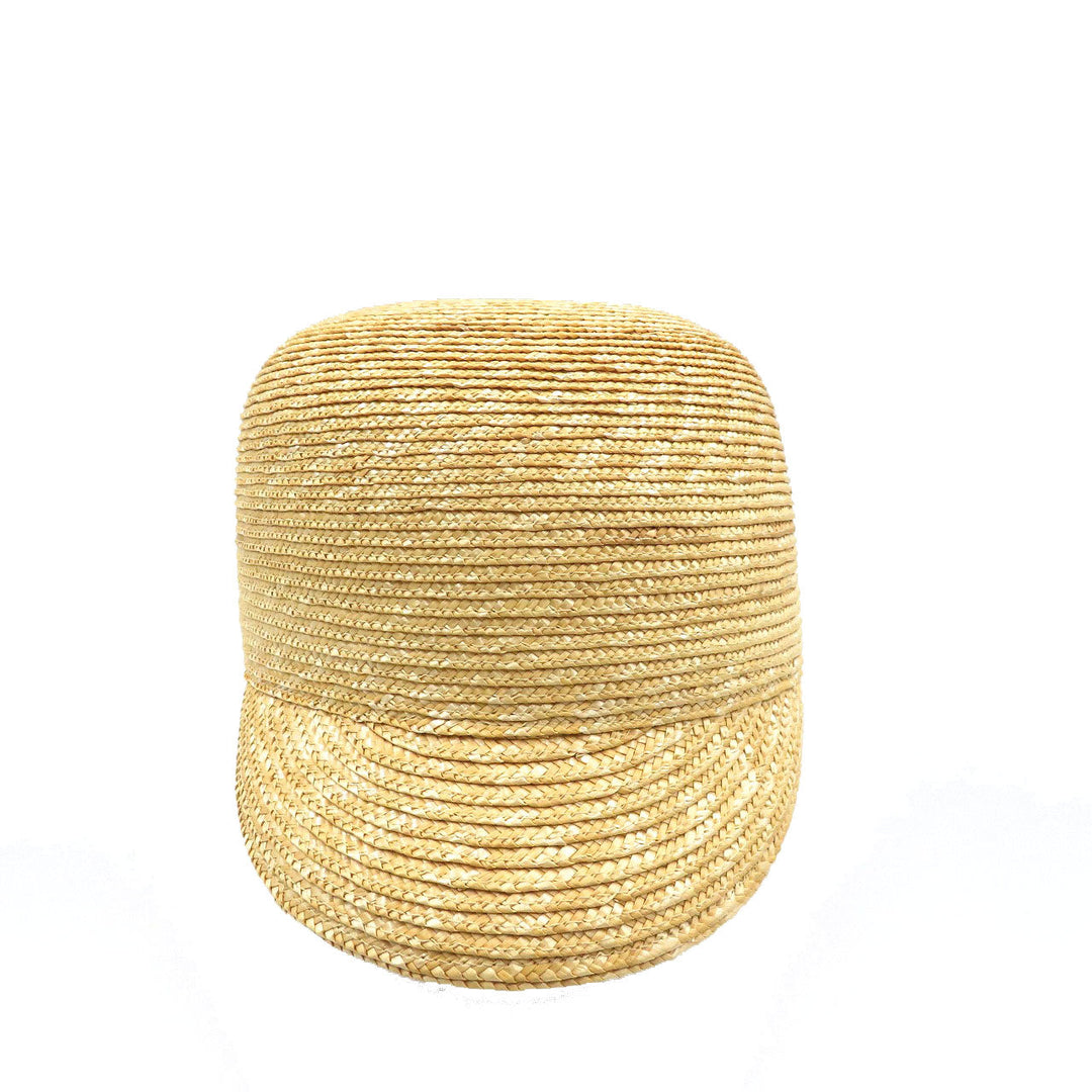 MIUMIU Other hats Straw, Silk beige Women M Used Authentic