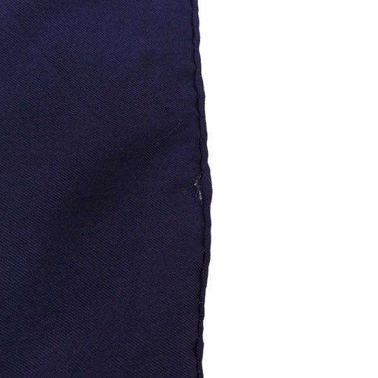 HERMES scarf silk Navy Carre90 ECURIES Stables Women Used Authentic