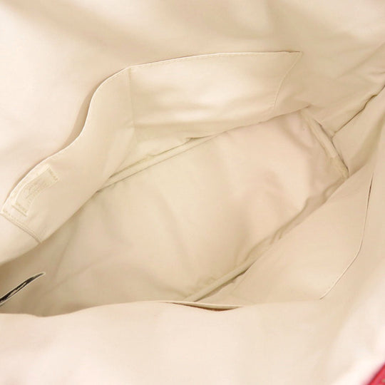 HERMES Pouch canvas pink Bolide Pouch TGM 34 Women Used Authentic