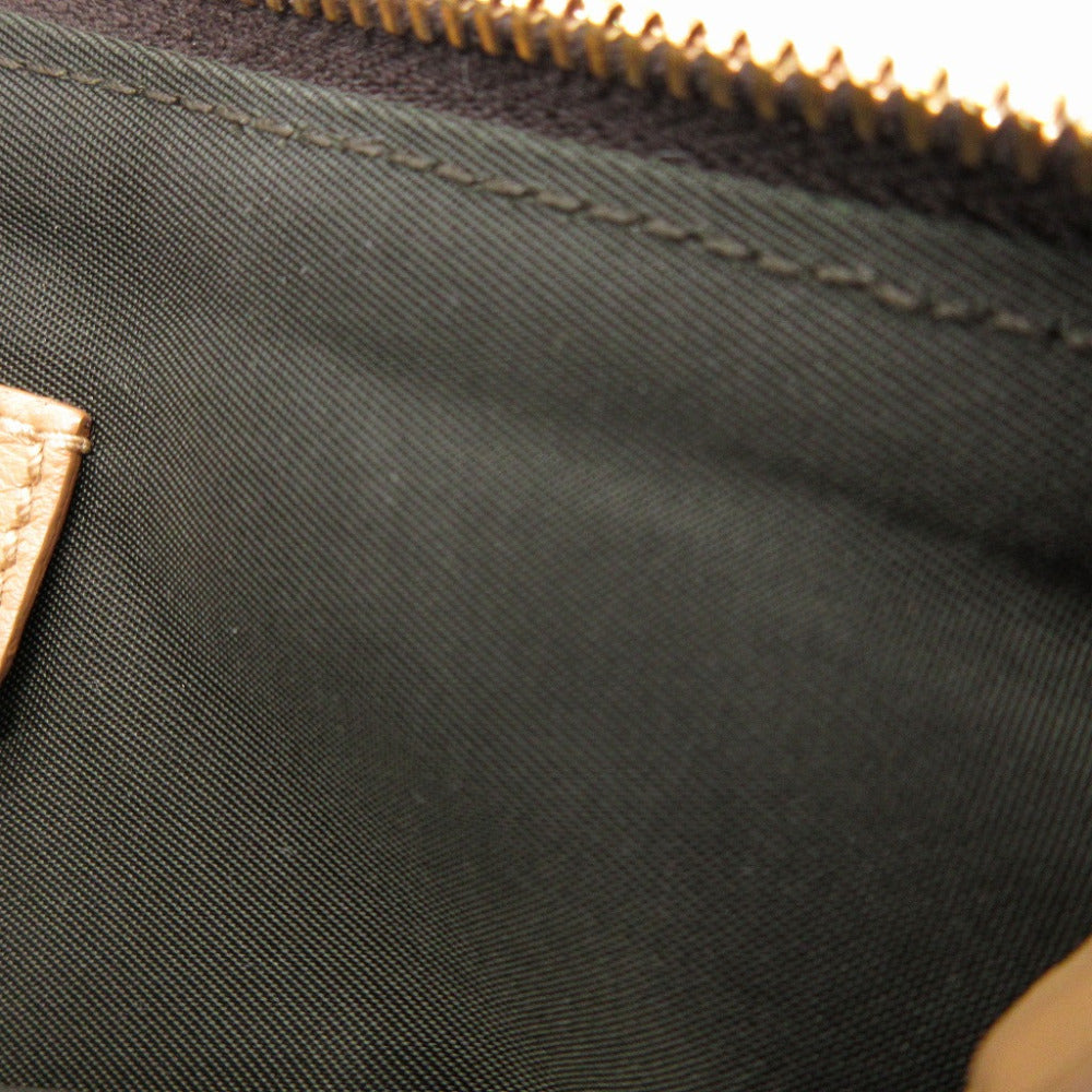 Christian Dior Handbag canvas Brown Saddle pouch Trotter Women Used Authentic