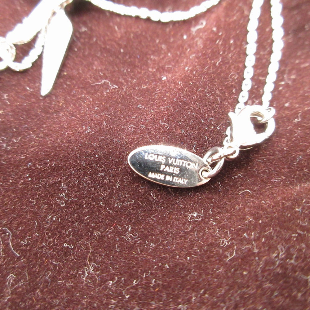 LOUIS VUITTON Necklace MP1362 metal Silver balloon propeller Collier Pendant Sky Tour 2014 Women(Unisex) Used Authentic