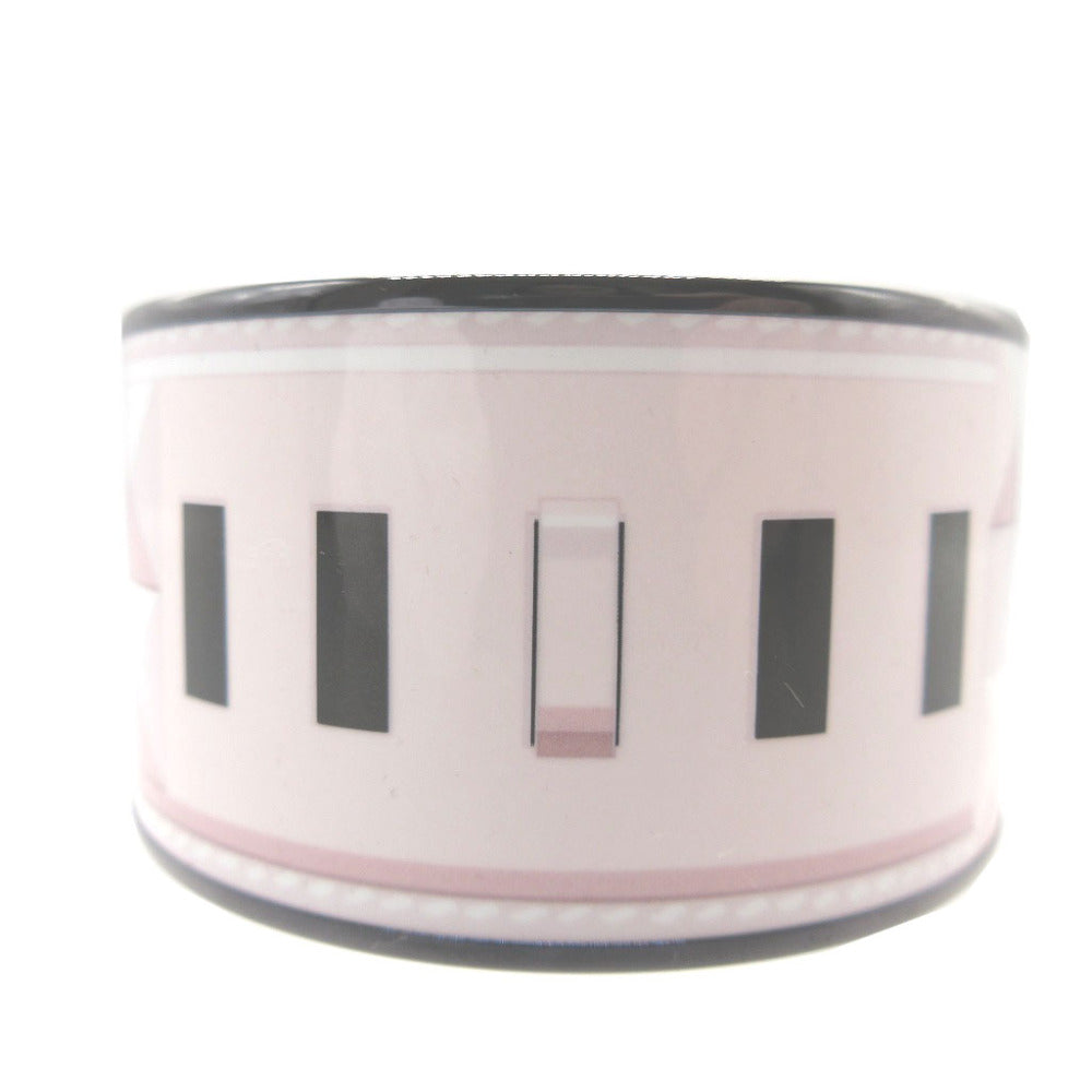 HERMES Bangle metal pink bracelet Enamel bangle TGM unisex(Unisex) Used Authentic