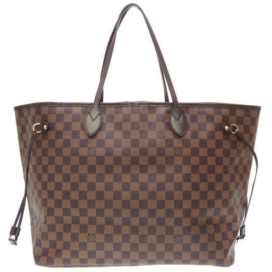 LOUIS VUITTON Tote Bag N51106 Damier canvas Brown Damier Neverfull GM Women Used Authentic