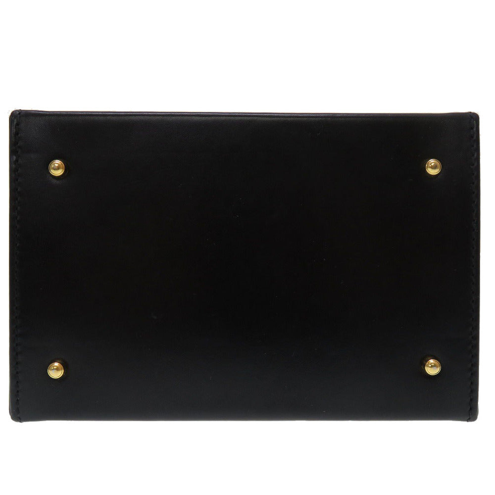 GUCCI Handbag 000 01 0246 leather black Ready lock Women Used Authentic
