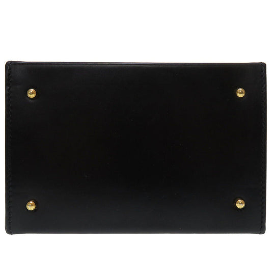 GUCCI Handbag 000 01 0246 leather black Ready lock Women Used Authentic