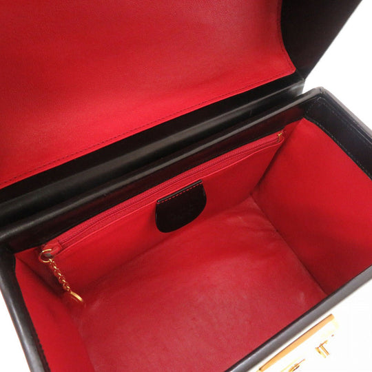 GUCCI Handbag 000 01 0246 leather black Ready lock Women Used Authentic