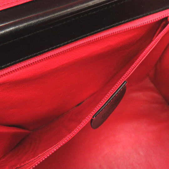 GUCCI Handbag 000 01 0246 leather black Ready lock Women Used Authentic