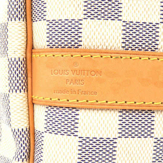 LOUIS VUITTON Boston Duffel bag N41429 Damier Azur Canvas white Keepall bandouliere55 Women(Unisex) Used Authentic