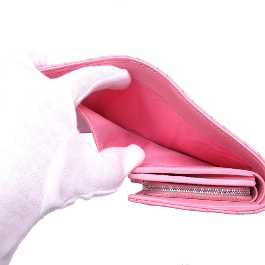 GUCCI Bifold Wallet 598629 leather pink Compact wallet GG Marmont Women Used Authentic