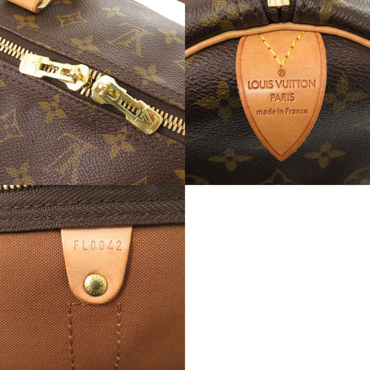 LOUIS VUITTON Boston Duffel bag M41422 Monogram canvas Brown Monogram Keepall 60 mens Used Authentic