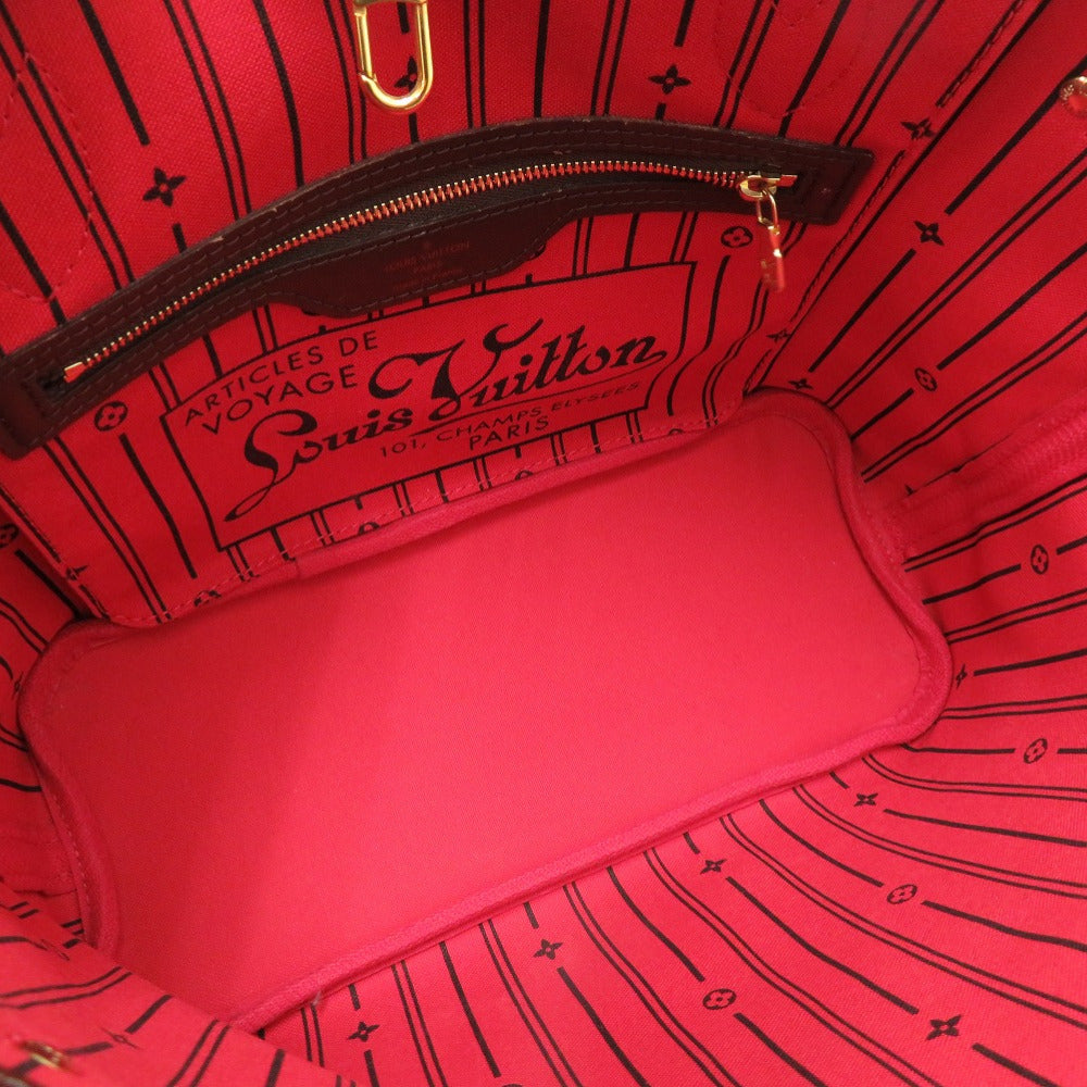 LOUIS VUITTON Tote Bag N51109 Damier canvas Brown Damier Never full PM Women Used Authentic