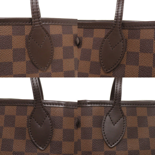 LOUIS VUITTON Tote Bag N51109 Damier canvas Brown Damier Never full PM Women Used Authentic