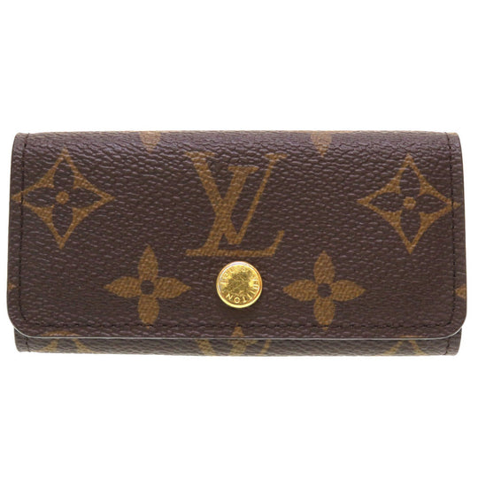 LOUIS VUITTON Key case Key holder  M69517 Monogram canvas Brown 4 hooks Monogram Multicles4 Women Used Authentic