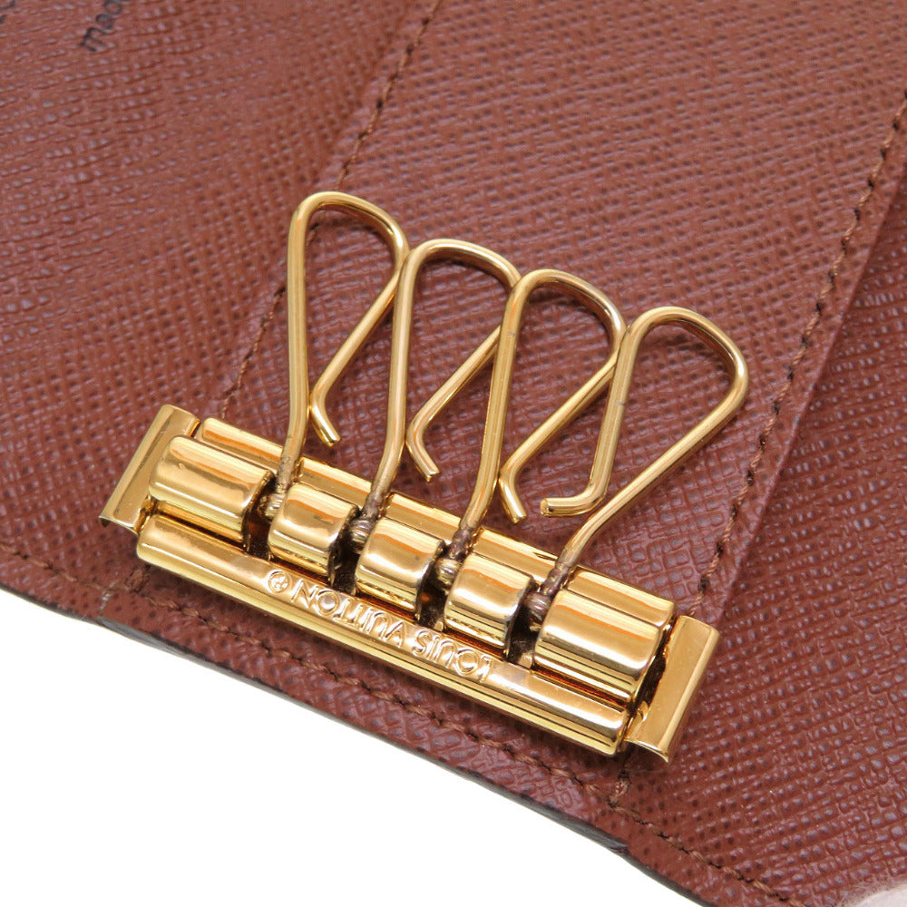 LOUIS VUITTON Key case Key holder  M69517 Monogram canvas Brown 4 hooks Monogram Multicles4 Women Used Authentic