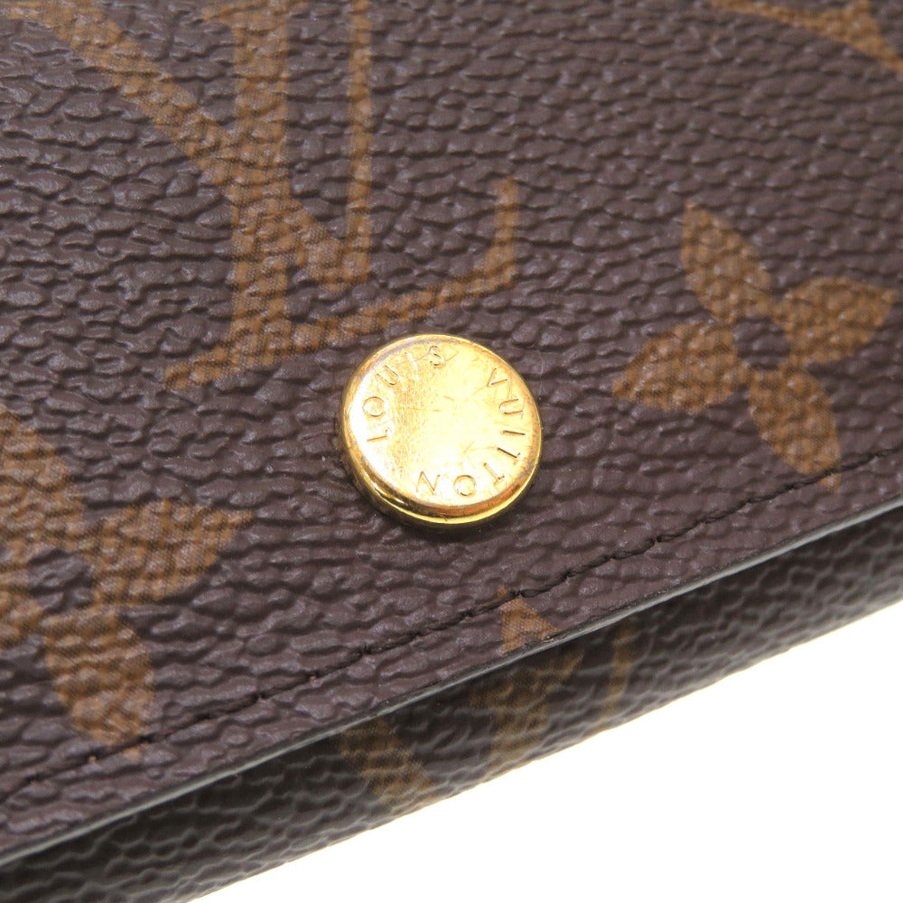 LOUIS VUITTON Key case Key holder  M69517 Monogram canvas Brown 4 hooks Monogram Multicles4 Women Used Authentic