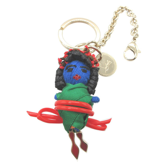 Christian Louboutin key ring metal gold Bag charm Charm doll unisex(Unisex) Used Authentic