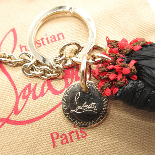 Christian Louboutin key ring metal gold Bag charm Charm doll unisex(Unisex) Used Authentic