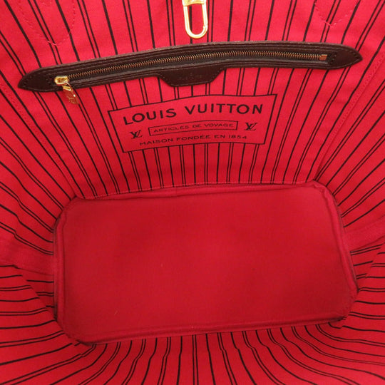 LOUIS VUITTON Tote Bag N41358 Damier canvas Slys Damier New Neverfull MM Women Used Authentic