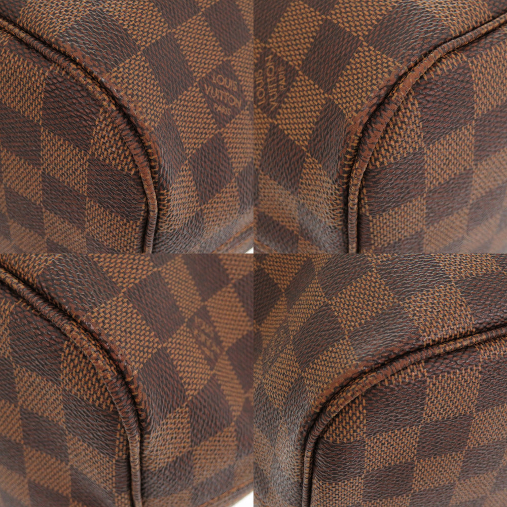 LOUIS VUITTON Tote Bag N41358 Damier canvas Slys Damier New Neverfull MM Women Used Authentic