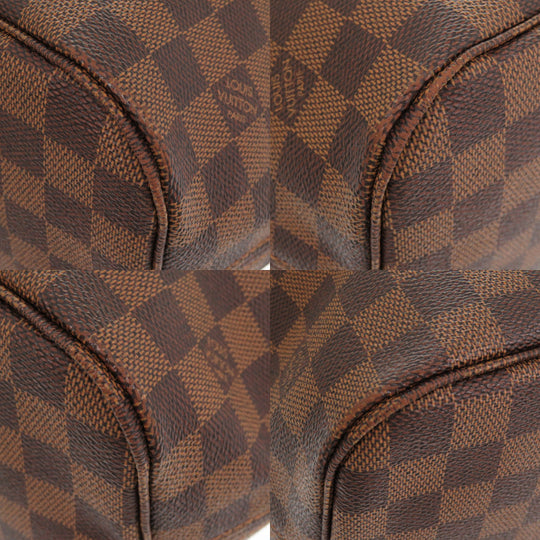 LOUIS VUITTON Tote Bag N41358 Damier canvas Slys Damier New Neverfull MM Women Used Authentic