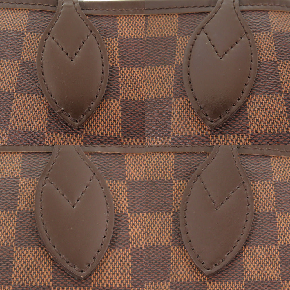 LOUIS VUITTON Tote Bag N41358 Damier canvas Slys Damier New Neverfull MM Women Used Authentic