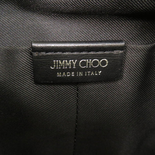 JIMMY CHOO Backpack leather yellow Drawstring mens Used Authentic