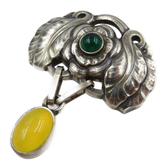 Georg Jensen Brooch Silver925 Silver Women Used Authentic
