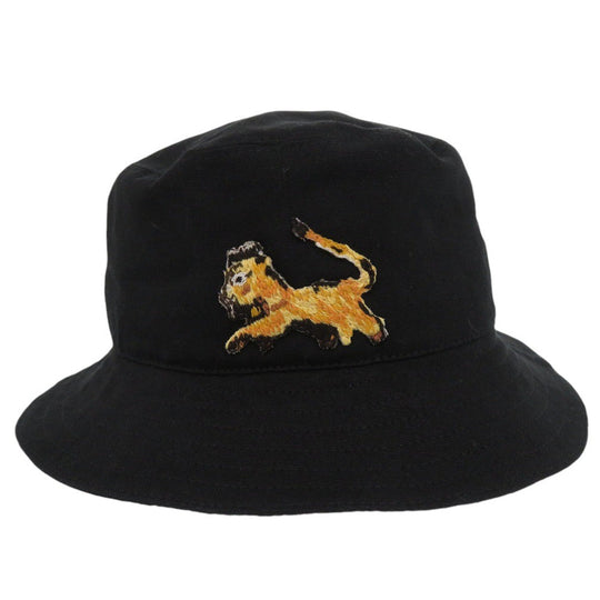 Dior Other hats Cotton, Polyester black Tiger patch bucket hat DIOR AND PETER DOIG Women Used Authentic