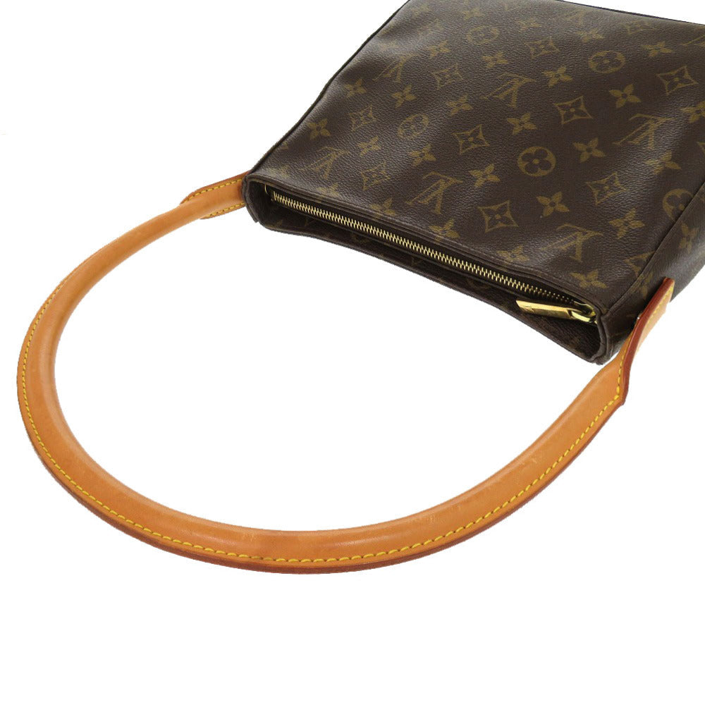 LOUIS VUITTON Shoulder Bag M51146 Monogram canvas Brown Monogram LoopingMM Women Used Authentic