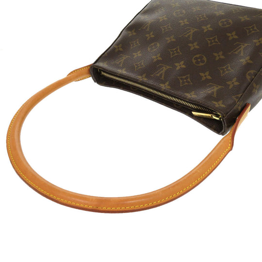 LOUIS VUITTON Shoulder Bag M51146 Monogram canvas Brown Monogram LoopingMM Women Used Authentic