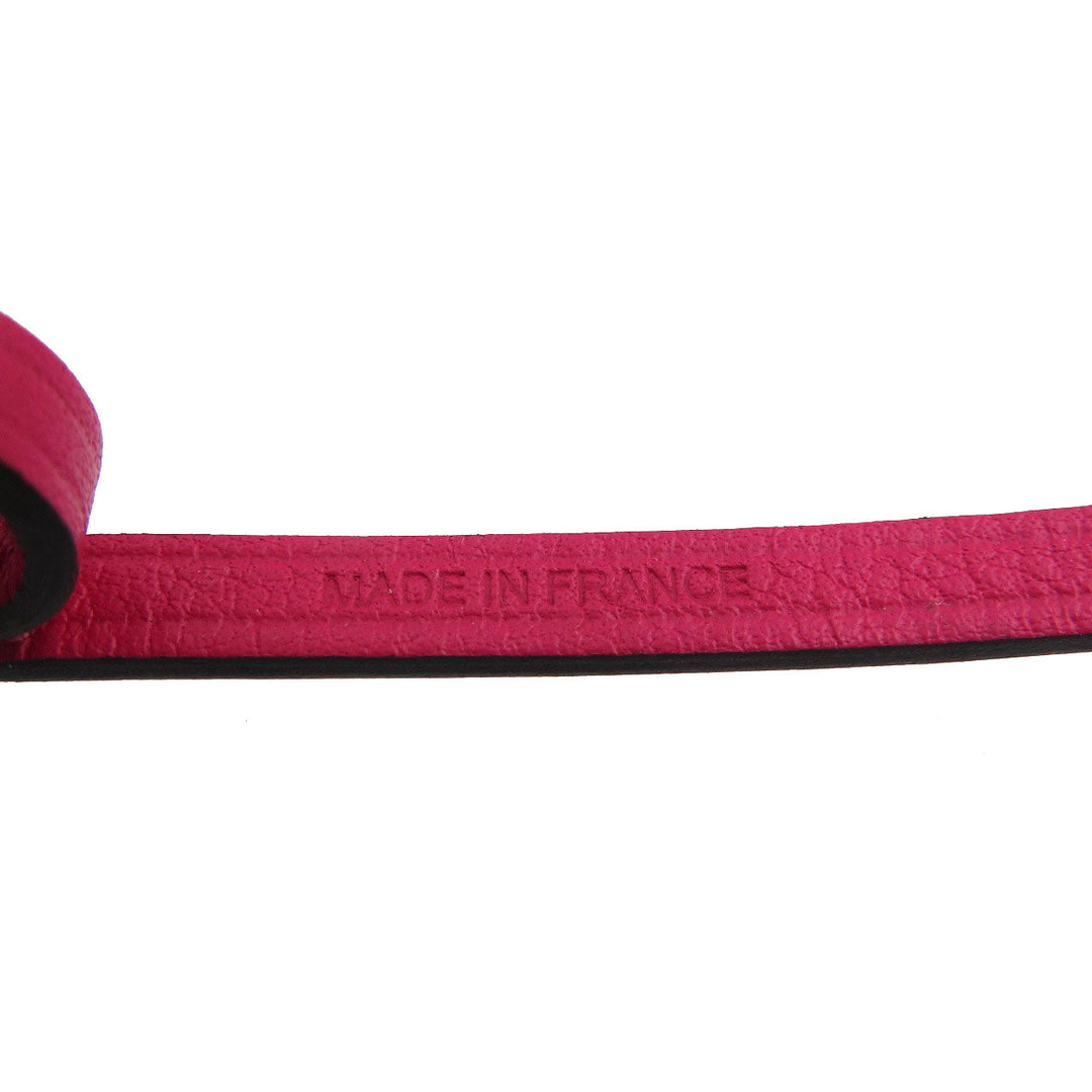 HERMES key ring Anyo Miro Rose mexico Bag charm sack orange Women(Unisex) Used Authentic