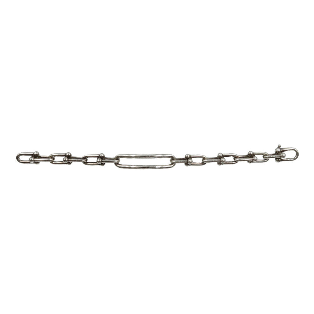 TIFFANY&Co. bracelet Silver925 Silver hardware medium link Women Used Authentic