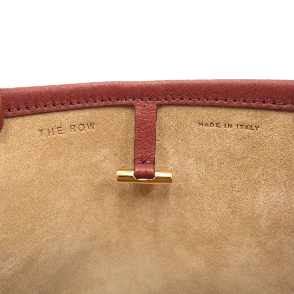 THE ROW Handbag W1199 leather Brown Park Tote Small Women Used Authentic
